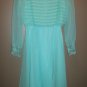 Miss Elliette Vintage 60's Sheer Chiffon Party Dress For $79.99