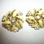 Lisner Vintage Enamel and Crystal Earrings. A steal for Lisner at $29.99