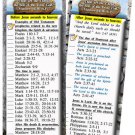 Jesus Builds His Church -2.75"x8.25"-25 Bible Bookmarks