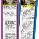 Grace and Faith - 2" x 6" - 25 Bible Bookmarks
