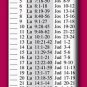 March/April Reading Plan-2.75"x8.25"-25 Bible Bookmarks