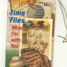 Unique Greeting Card w/ string, magnet & custom env. "Time Flies When I'm With U