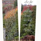 Bookmark - We Will Serve the Lord  -Pack of 25 - From Joshua's courageous speach