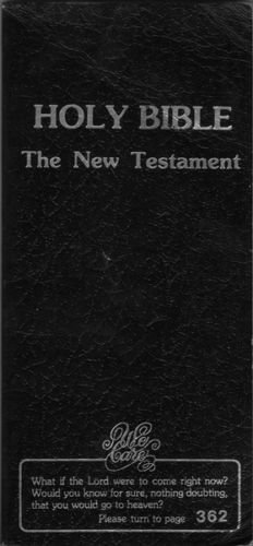 New Testament - Soul Winner's Checkbook Edition - NKJ
