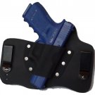FoxX Leather & Kydex IWB Holster Compatible with Glock 19,23 and 32 Hybrid Holster RH Black