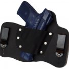 FoxX Leather & Kydex IWB Holster Ruger SR9c & Full Size SR9 Hybrid RH Black