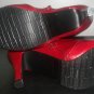 HERSTYLE WOMEN RED BOOT BOOTIE 3" SIZE 6 NWOT ZIPPER  BUCKLE