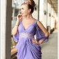 Sweetheart Belted Evening Gown Prom Dress Party Dress in Purple Tone