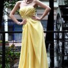 Gold Empire Evening Dress Senior Prom Dress With Jewelly
