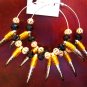 Yellow/Black Spiky Basketball Wives Earrings (SALE)