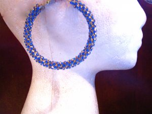 Blue and Silver Mixed Stones