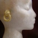 Vintage-Inspired Gold Chic Earrings