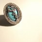 Statement Aqua Cocktail Ring