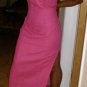 Backless Pink dress w/ Gold button Details (Size 14)