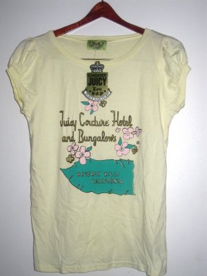 Yellow JUICY COUTURE Tee (Large)