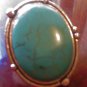 Oval Aqua Cocktail Ring