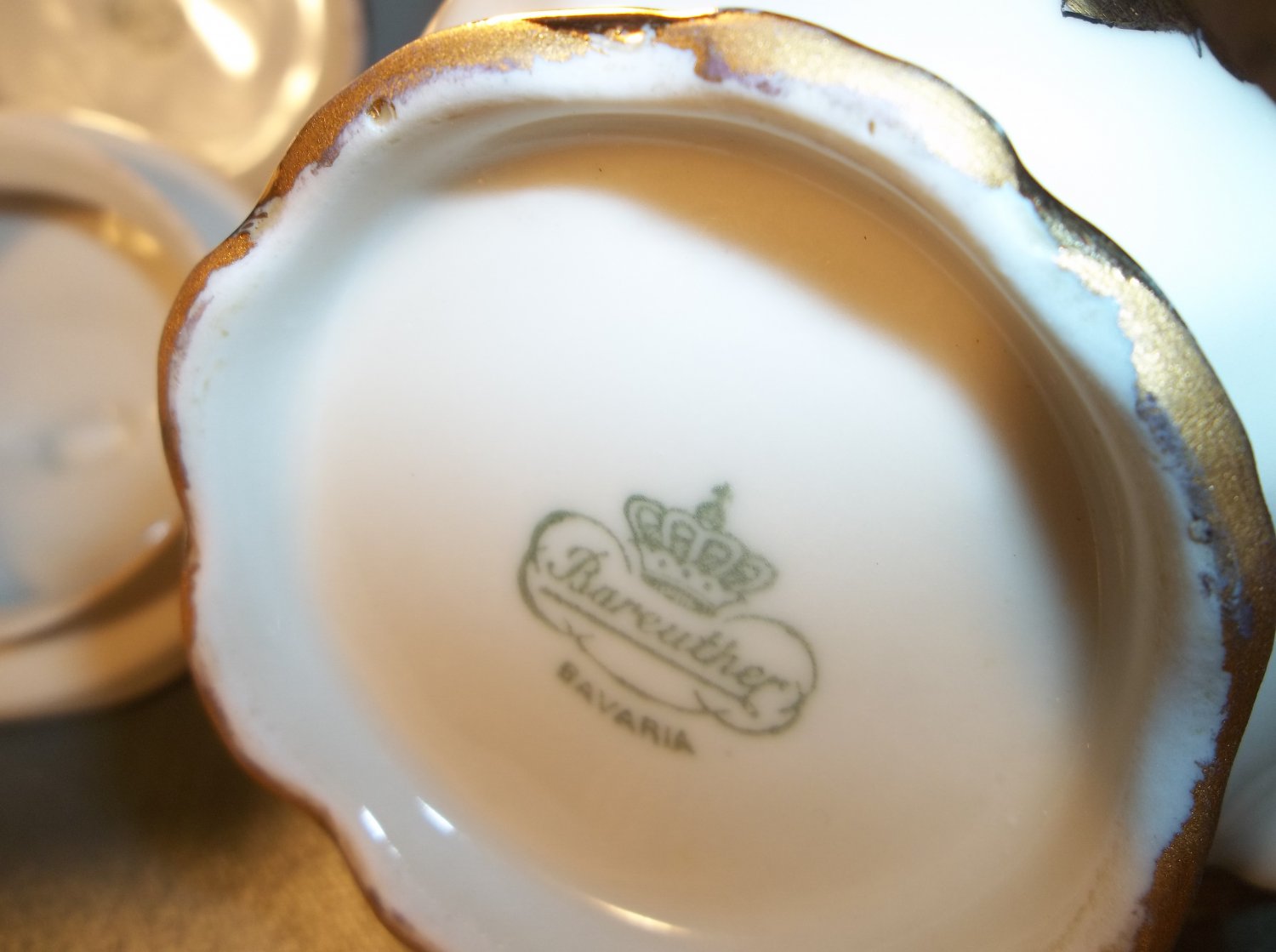 Bareuther bavarian antique vintage gold on porcelain tea set