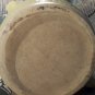 Yellow antique vintage pottery barrel pitcher circa 1900