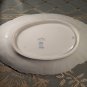 Hand Painted floral porcelain antique vintage scalloped dish