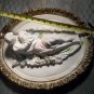 Vintage antique plaster 3-D lovers wall plaque