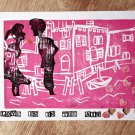 Blank Valentine's Day Card with saying Love is in the Air.