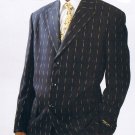 PINSTRIPE 4 BUTTON SUIT W/ VEST