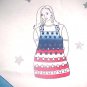 HEART OF AMERICA Stars and Stripes Apron Fabric Craft Panel