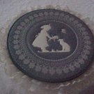 Handcrafted Wall Hoop Lace Trimmed GIRL with KITTY CAT