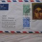 2 PARAGUAY good COVER TO GERMANY AIRMAIL GOOD STAMPS ART