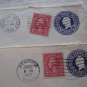 2 US COVER 1937 UPRATED ST TO GERMANY HOUSTON MEMPHIS