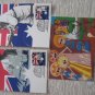 3 Australia first day card great group !