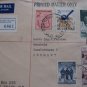 ANTARCTIC AUSTRALIA COCOS KEELING ISLANDS MIXED REG COVER FRANKING TO GERMANY
