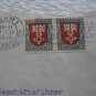 SWITZERLAND COVER 1920 PAIR STAMP PRO JUVENTUTE 1919 SLOGAN CANCEL
