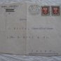 SWITZERLAND COVER 1920 PAIR STAMP PRO JUVENTUTE 1919 SLOGAN CANCEL