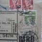 DENMARK OLD PARCEL CARD GIRO WITH STAMPS
