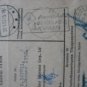 DENMARK OLD PARCEL CARD GIRO WITH STAMPS