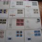 12 Liechtenstein first day cover block super lot fdc