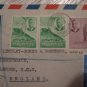 MAURITIUS COVER REGISTERED CUREPIPE AIRMAIL TO ENGLAND