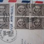 old philippines  cover  block stamp to usa