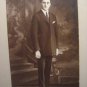 2 UNIQUE ANTIQUE PHOTO RPPC HANDSOME GENTLEMAN MAN
