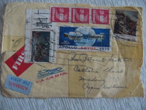US FRONT COVER TO PAPUA NEW GUNEA AIRMAIL FIRST CLASS