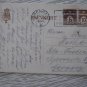 2 DENMARK VINTAGE CARD ST UPRATED STAMP