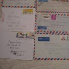 6 SPAIN COVER ESPAÑA TO UK+SUDAMERICA LOT