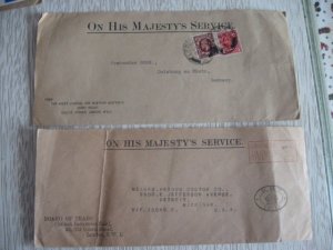 2 uk ohms meter stamp usa germany w australia cvr lot