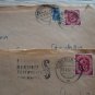 12 COVER GERMANY 1951-63 BUNDE +LETTRES+AD+DOCS