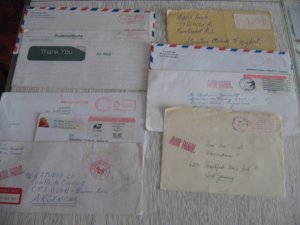 9 METER CANCEL COVER US REG USA INTERNATIONAL LOT#2