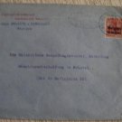 BELGIUM BELGIQUE WWI GERMANY OVRPRT COVER DR STAMP