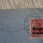 BELGIUM BELGIQUE WWI GERMANY OVRPRT COVER DR STAMP
