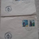 2 COVER LIGHTHOUSE PHARO STAMP(5) LOT