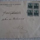 BELGIUM COVER WWI DR OVERPRINT STAMP 2 PAAR !